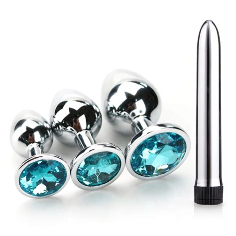 metal vibrating butt plug